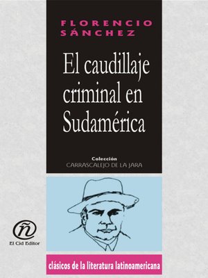 cover image of El caudillaje criminal en Sudamérica